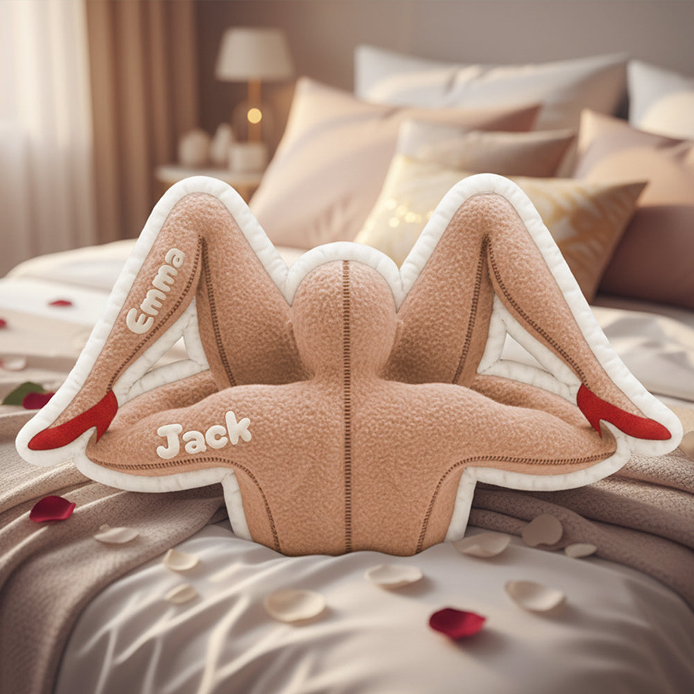 Naughty Couple Custom Shape Pillow - Personalized Gifts For Couple 04ohta131125-Homacus