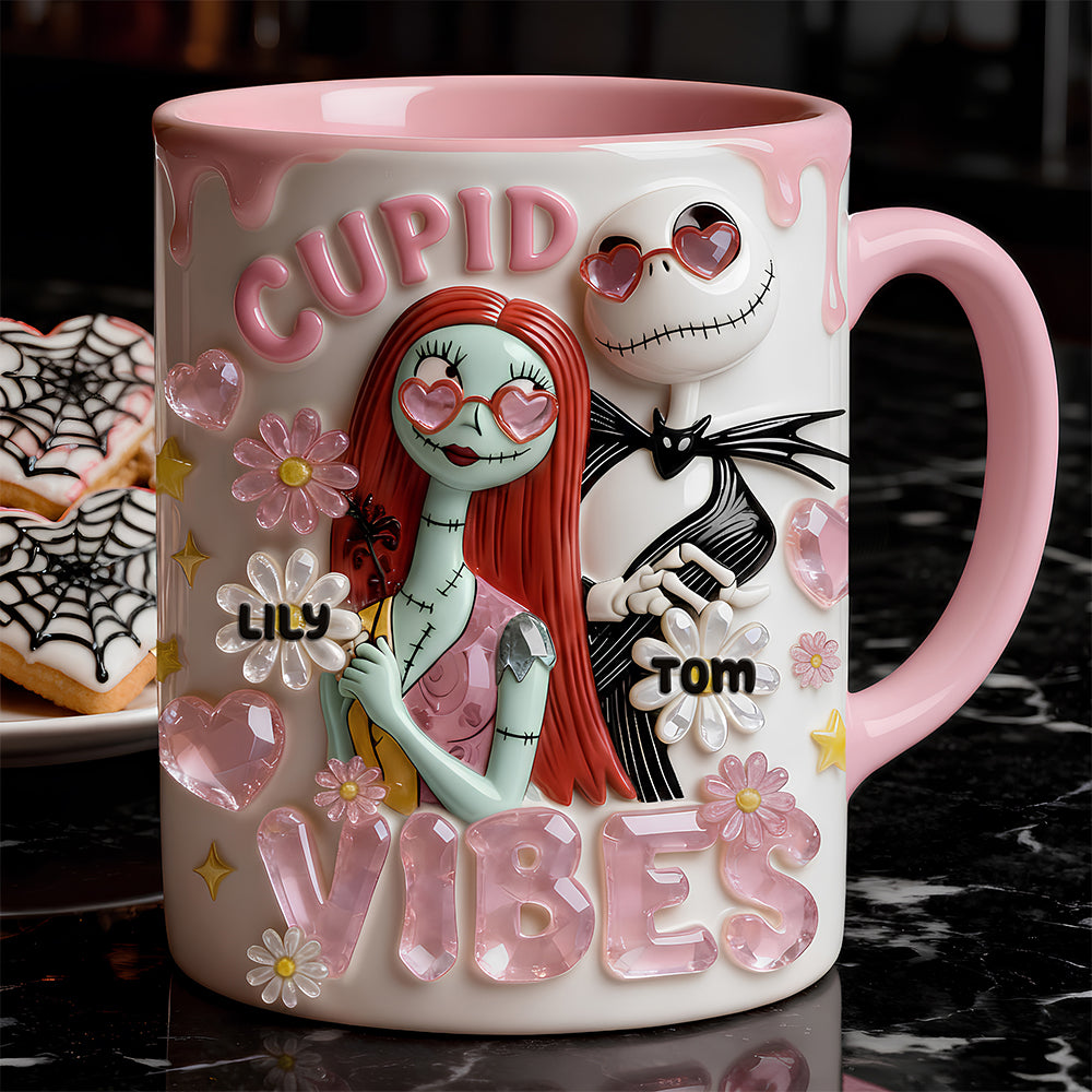Cute Spooky Couple Coffee Mug – Personalized Gifts For Couple 07padt210126-Homacus