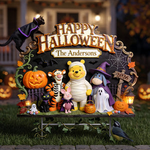 Happy Halloween Yard Sign - Personalized Halloween Gifts For Family 04pgta070826-Homacus