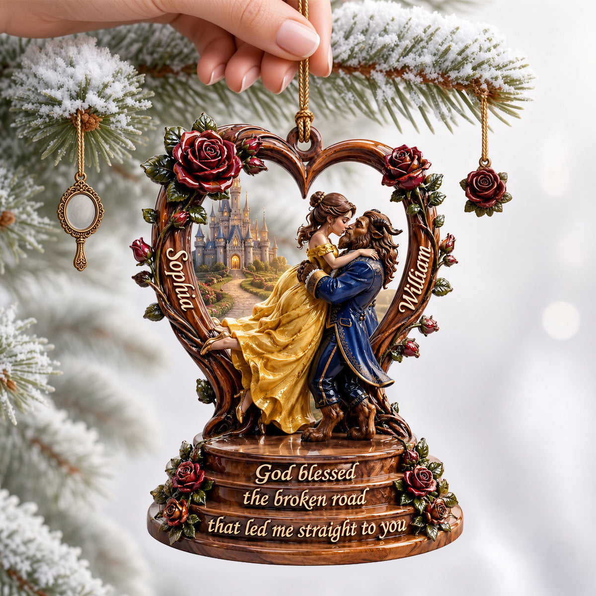 The Fantasy Fate Couple Acrylic Ornament, Personalized Gifts For Couple 07QHLU310826-Homacus