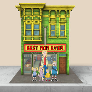 Personalized Gifts For Mom Plaque Best Mom Ever 011naqn090425hg-Homacus