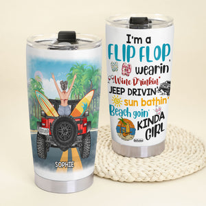 Personalized Gifts For Her Tumbler I'm A Flip Flop Wearin'-Homacus