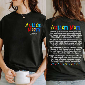 Personalized Gifts For Autism Mom Shirt I'm A Proud Autism Mom 01HUDT250225-Homacus