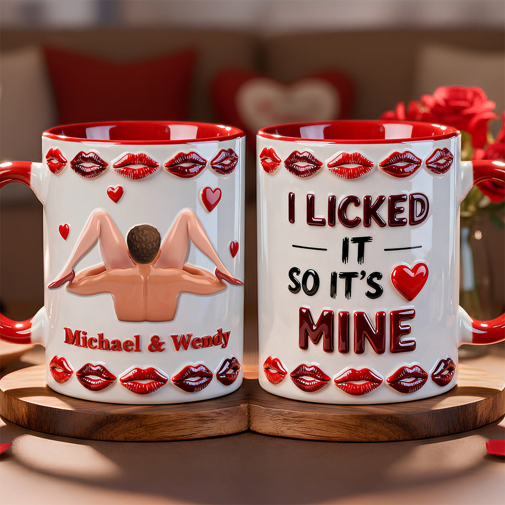 Funny Coffee Accent Mug - Personalized Gifts For Couple 02OHDT190126-Homacus