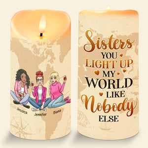Personalized Gifts For Best Friends LED Candle 05kaqn171224hhpa-Homacus