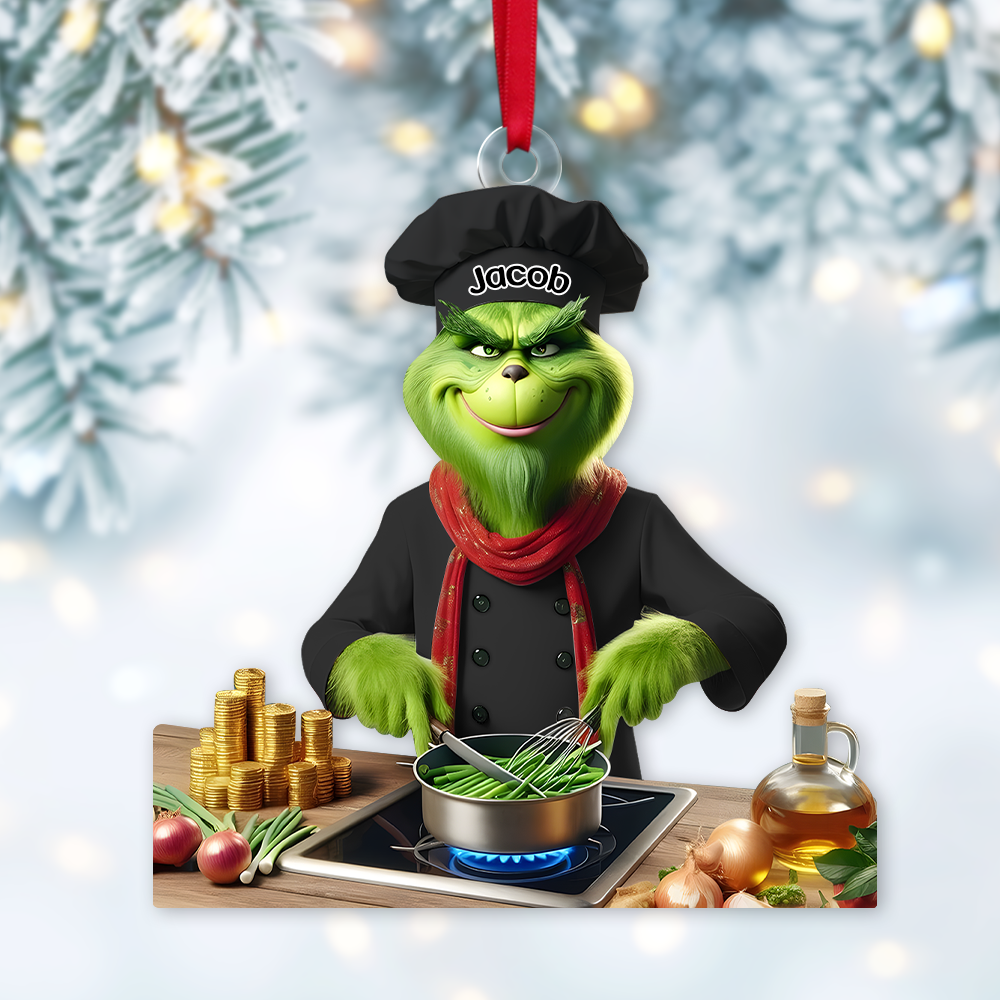 Personalized Gifts For Chef Acrylic Ornament 01xqpu141124-Homacus