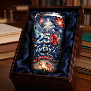 USA 250th Anniversary Tumbler - Personalized Gifts For Patriots 02hudt240226-Homacus