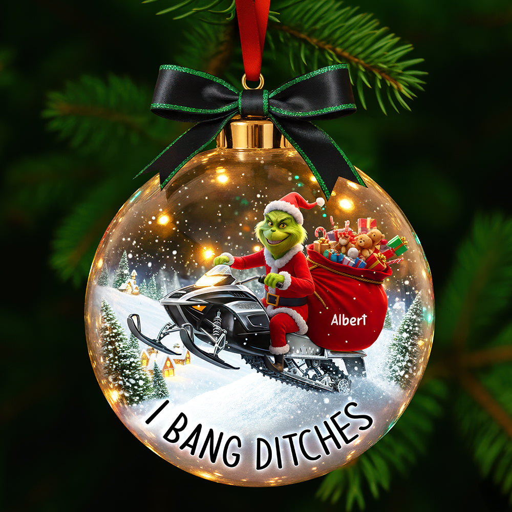 Snowmobile Adventure Christmas Ornament - Personalized Gifts For Fans 03paqn250925-Homacus