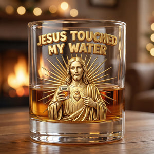 Fun Jesus Christ Make Magical Drink Whiskey Glass, Personalized Gifts For Drinking Lovers 03qhqn221125-Homacus