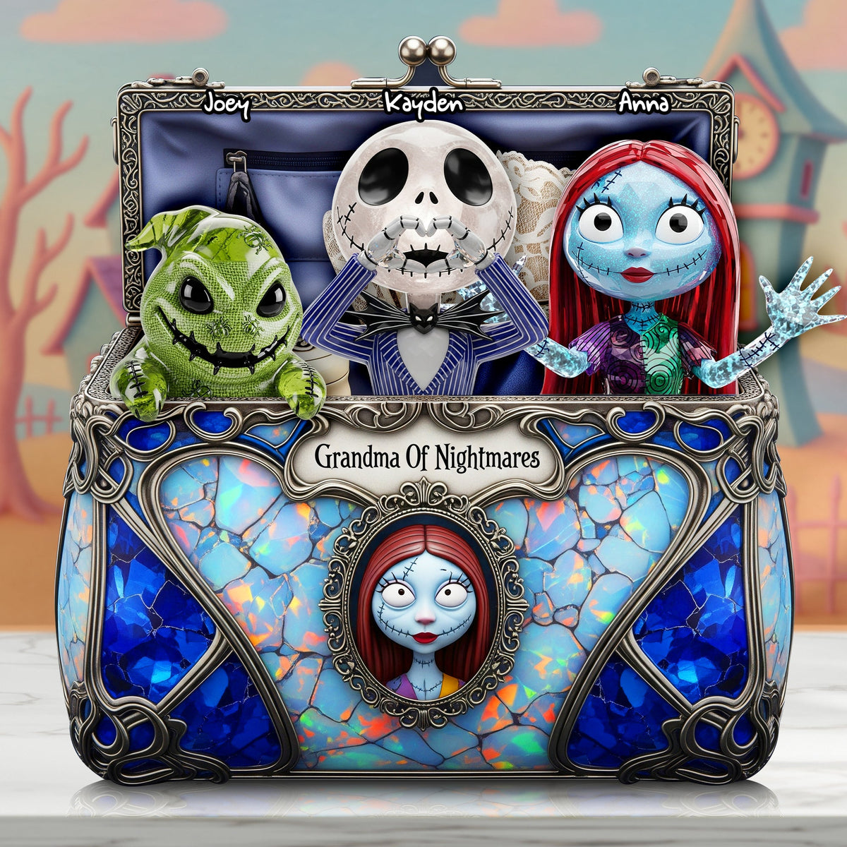 Grandma Of Nightmares Acrylic Plaque - Personalized Gifts For Grandma 01TGLU110625-Homacus