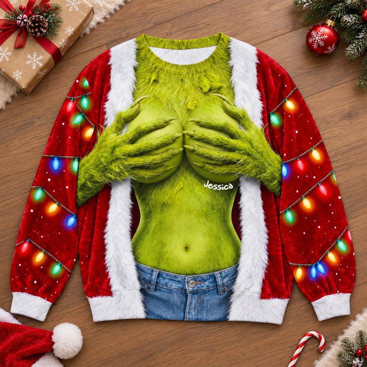Merry Mischief Women’s Funny Sweatshirt - Personalized Gifts For Her 05todh280926