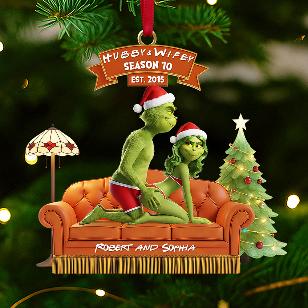 Funny Christmas Ornament Personalized Gifts For Couple 04OHDT041125-Homacus