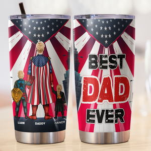 Personalized Gifts For Dad Tumbler Best Dad Ever 02topu140425hg-Homacus