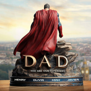 Super Dad Plaque - Personalized Gifts For Dad 01tgdt160525-Homacus
