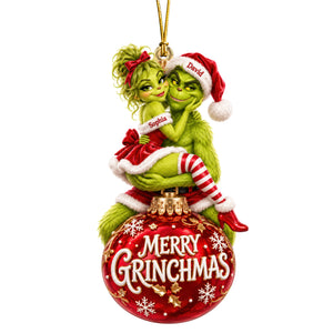 Naughty Couple Christmas Ornament - Personalized Gifts For Couple 09tyqn061026-Homacus