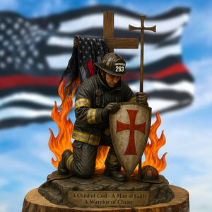 Knight Templar Acrylic Plaque - Personalized Gifts For Firefighter 01qhqn190525-Homacus