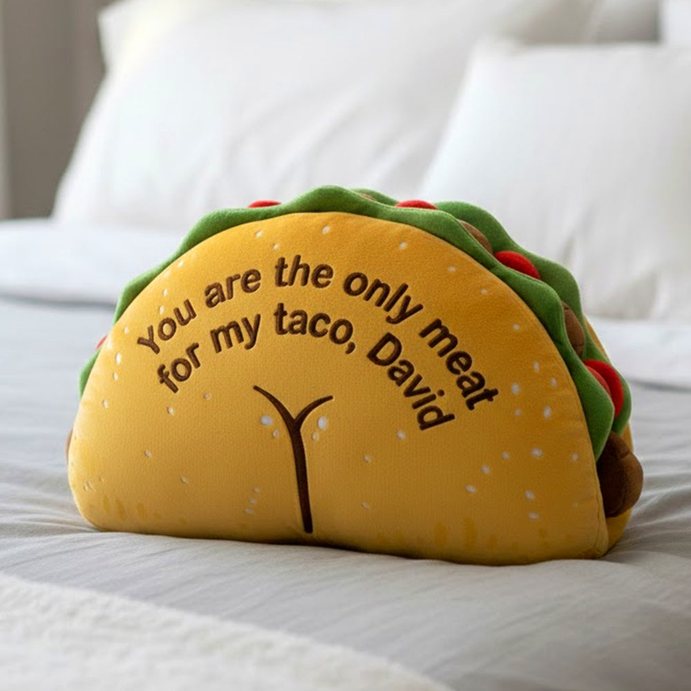 Cheeky Taco Pillow - Personalized Gifts For Couple 02TOTN091225-Homacus