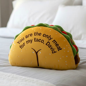 Cheeky Taco Pillow - Personalized Gifts For Couple 02TOTN091225-Homacus