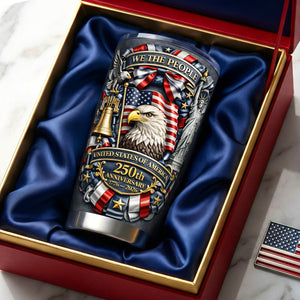 America 250th Anniversary Tumbler - Personalized Gifts 02toqn030326-Homacus