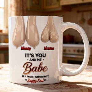 Old Couple Forever Mug - Personalized Gifts For Couple 04OHMG060125-Homacus