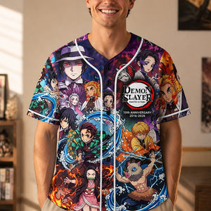 Anniversary Baseball Jersey - Personalized Gifts 01QHDT120626-Homacus