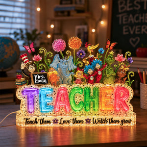 Appreciation Acrylic Light Box Personalized Gifts For Teacher 02PADH220726