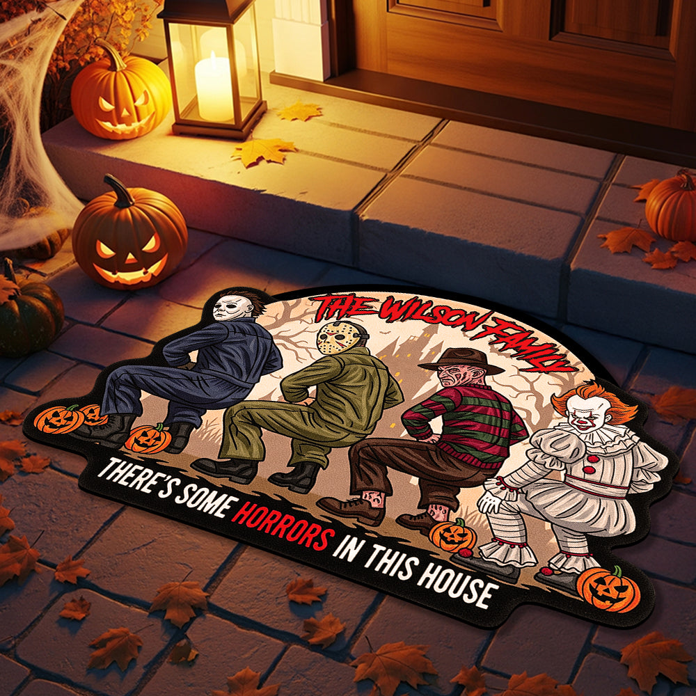 Halloween Horror Squad Doormat - Personalized Gifts For Fans 01NADT120825-Homacus