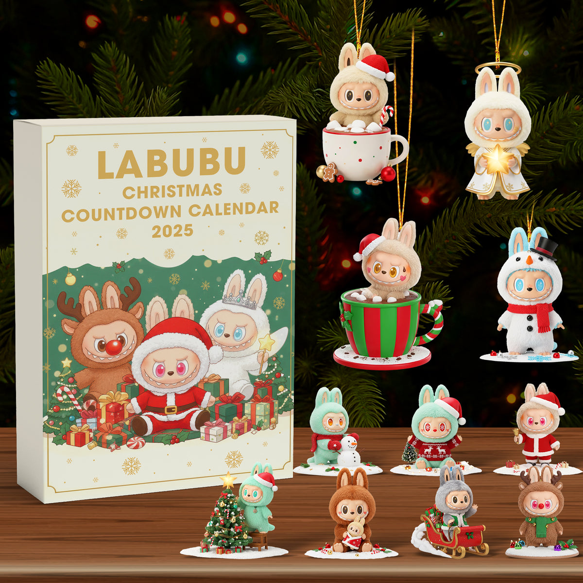 Adorable Monster Countdown Advent Calendar – Gifts For Christmas 03kiqn151025-Homacus