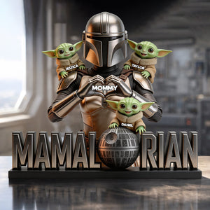 Universe Mom And Kids Acrylic Plaque - Personalized Gifts For Mother's Day Plaque 04KILU020326-Homacus