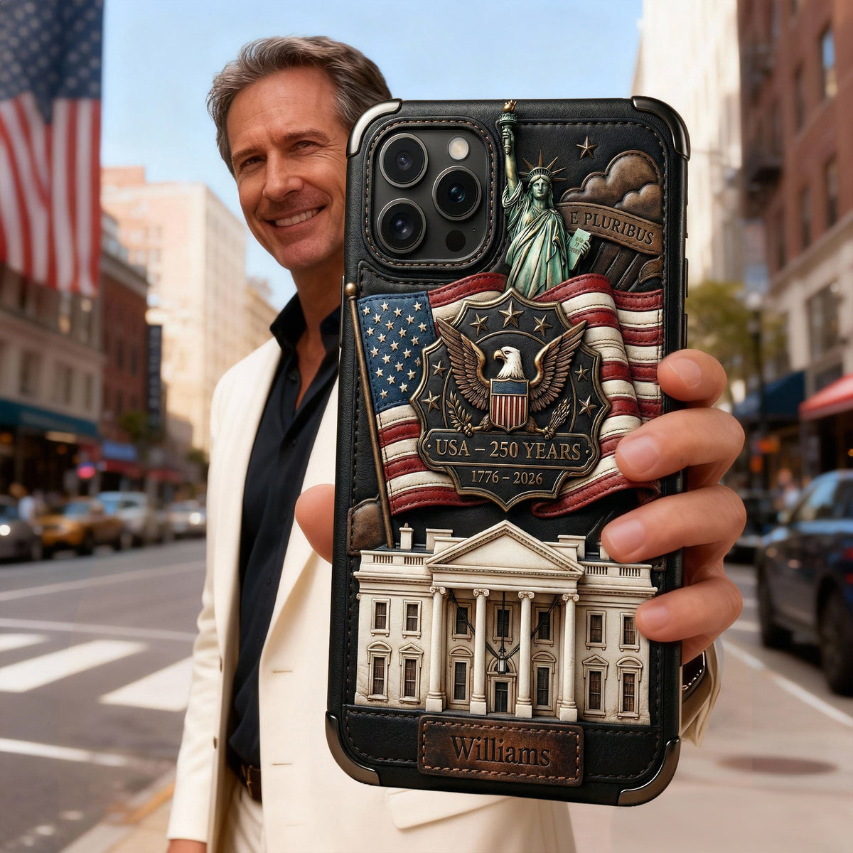 American Legacy 40th Anniversary Phone Case - Personalized Gift For Patriot 04PALU300126-Homacus