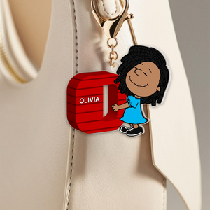 Custom Alphabet Letter Keychain 02ohpu070125hg-Homacus