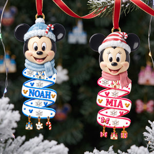 Spiraling Character Acrylic Ornament - Personalized Gift For Christmas 02TYTA051026-Homacus