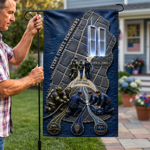 Every Street Remembers Garden Flag - Personalized Gifts 05hata300726