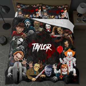 The Dead Rising Quilt Bed Set - Personalized Gifts For Horror Fans 02QHLU110825-Homacus