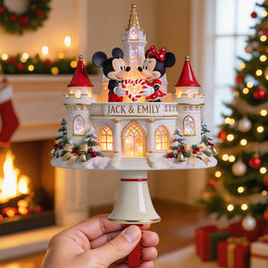 Sweetheart Couple Christmas Tree Topper - Personalized Gift For Couples 08HADT150826
