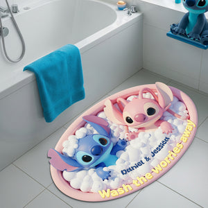 Tropical Alien Couple Doormat - Personalized Gifts For Couple 04PLU140825-Homacus