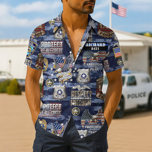 Police Pride Hawaiian Shirt – Personalized Gifts For Police 03huqn190625-Homacus