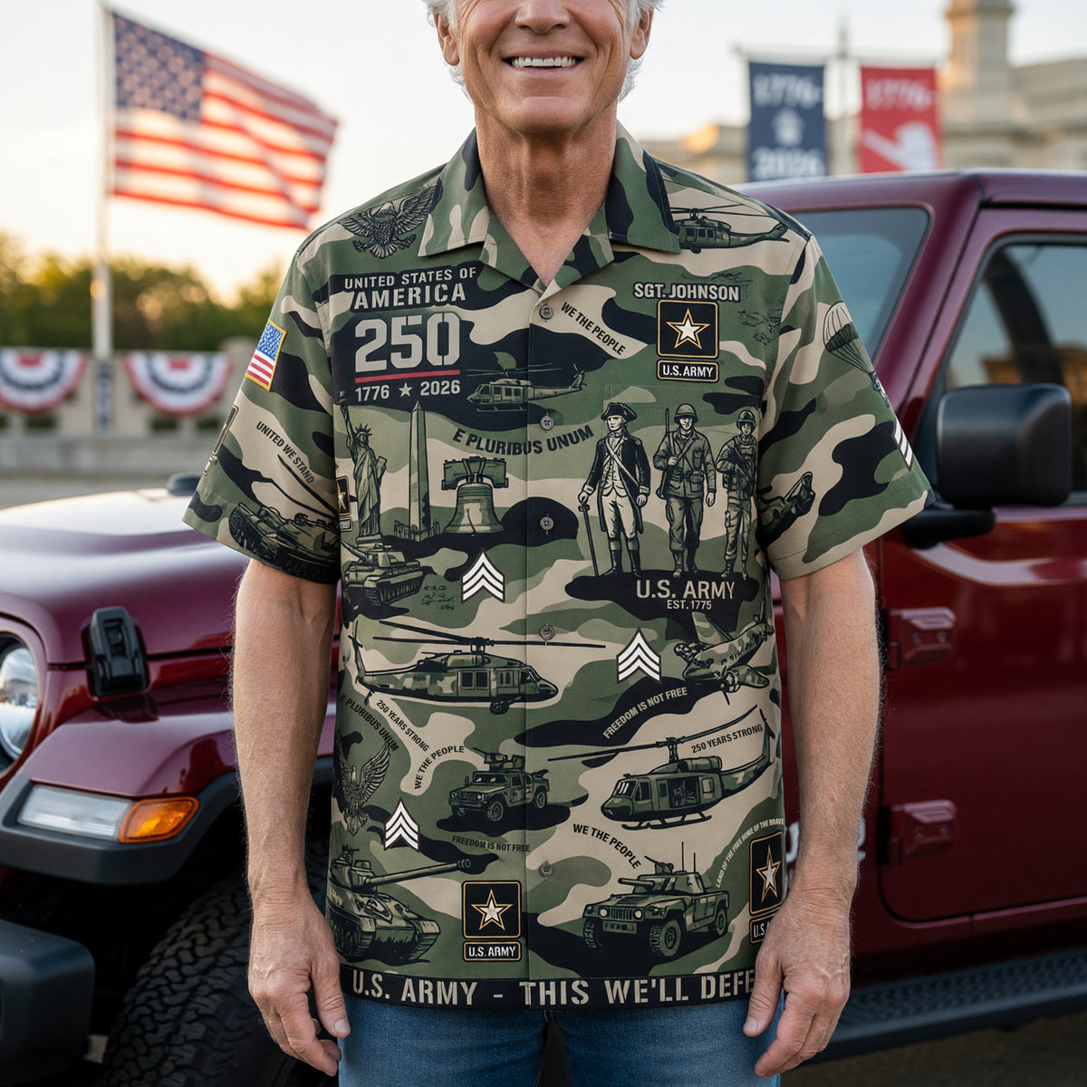 Custom Military Insignia Hawaiian Shirt - Personalized Gifts For Veteran 03QHQN030626-Homacus