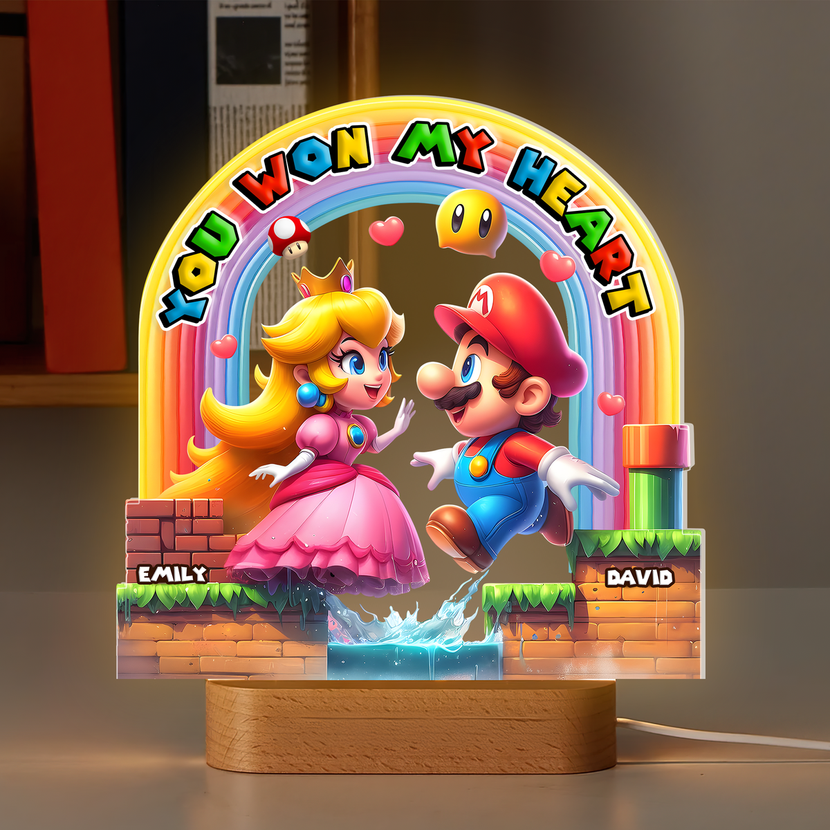 Cute Game Couple Led Light - Personalized Gifts For Couple 03hupu150425-Homacus