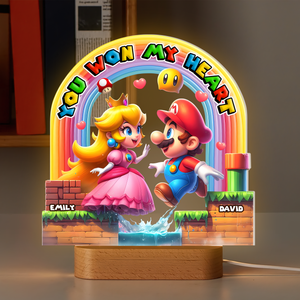 Cute Game Couple Led Light - Personalized Gifts For Couple 03hupu150425-Homacus