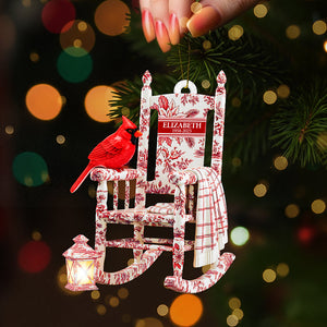 Heaven Cardinal Toile de Jouy Ornament - Personalized Gifts For Loved Ones 04pgta060925-Homacus