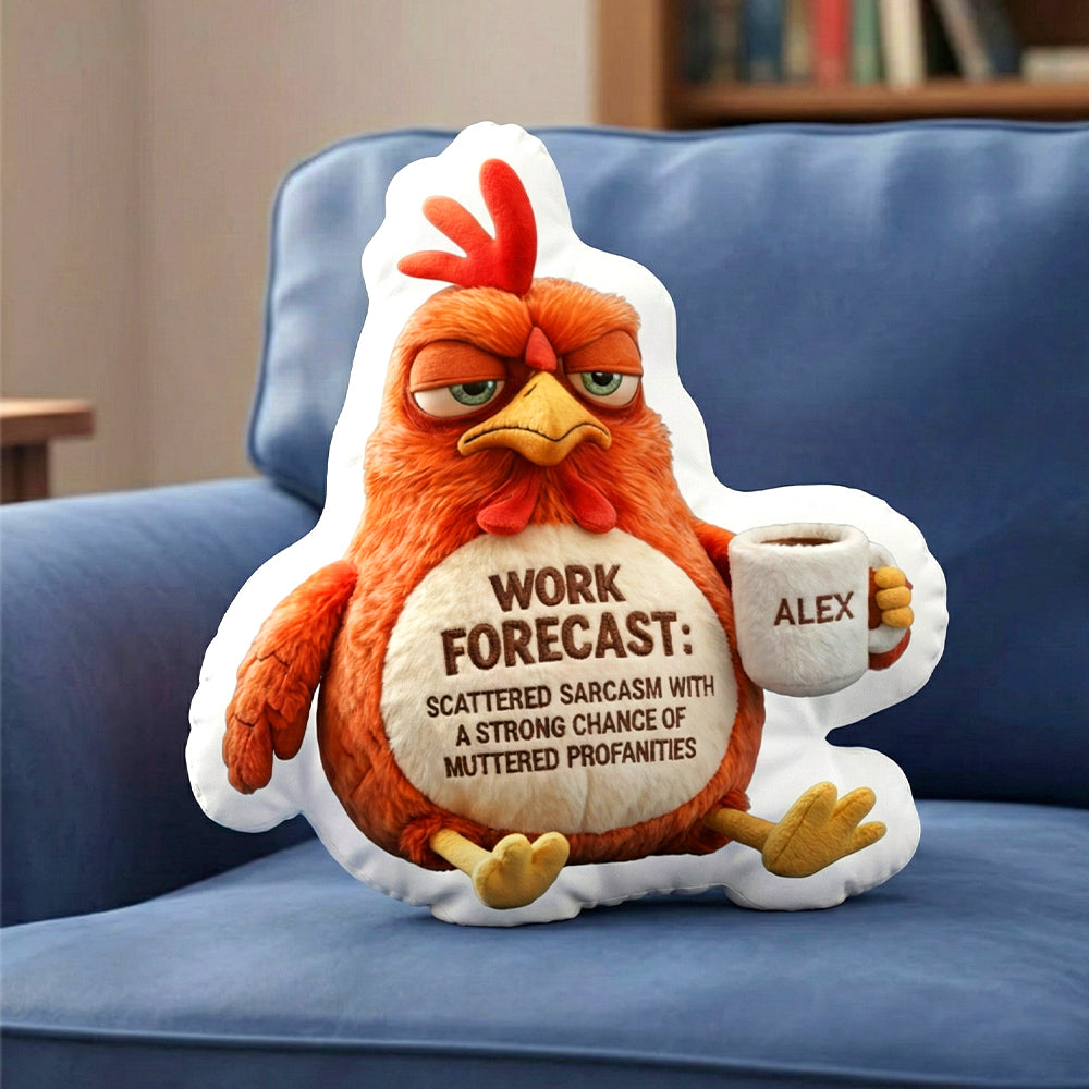 Sarcasm Office Worker Custom Shape Pillow, Personalized Gifts For Coworkers 05qhtn141125-Homacus