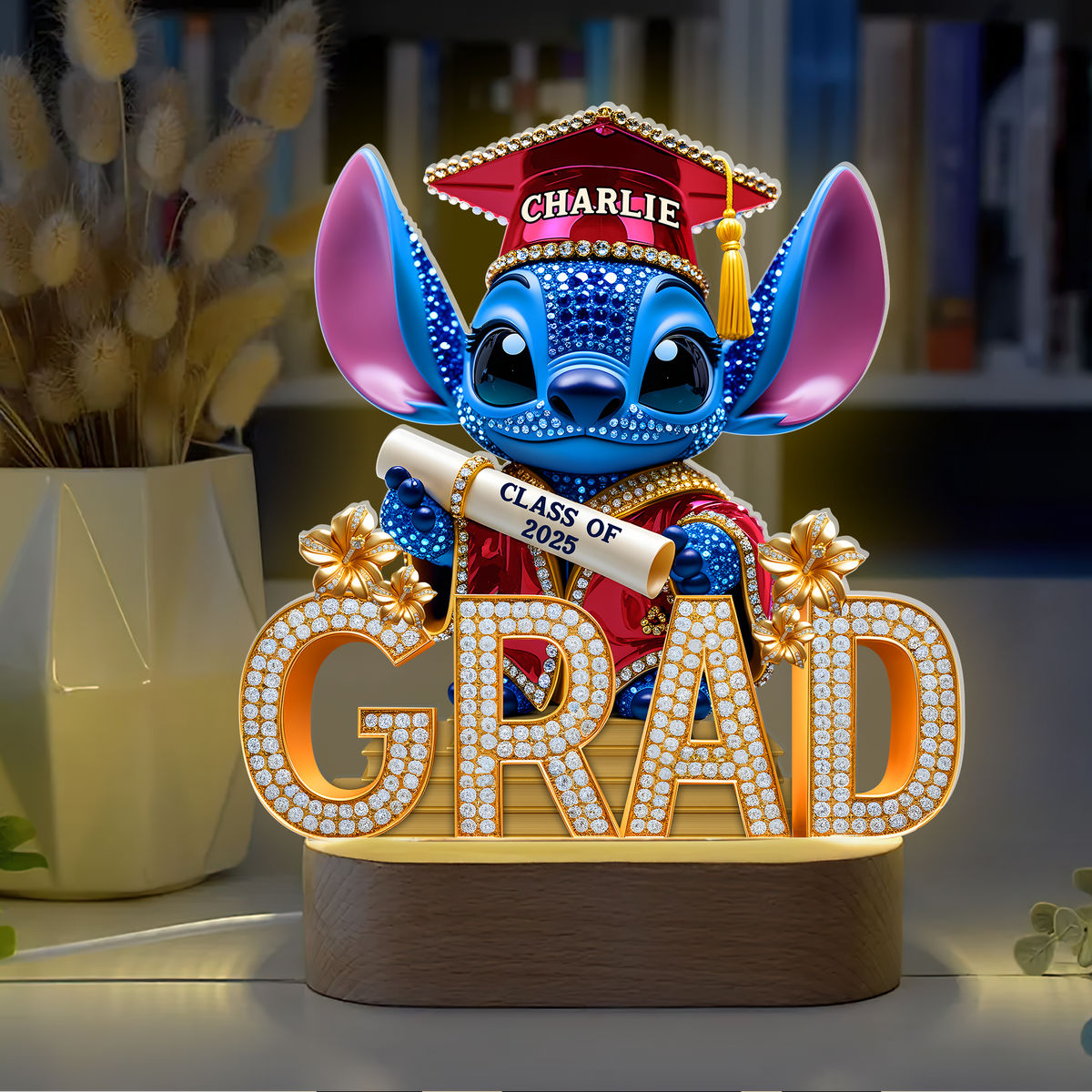 Graduation Led light With Oval Base - Personalized Gifts For Graduates 01napu050525-Homacus