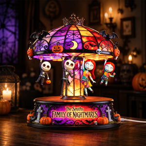 Family Hang On Theatrical Wheel Light Box, Personalized Gifts For Family 05qhdh110826-Homacus
