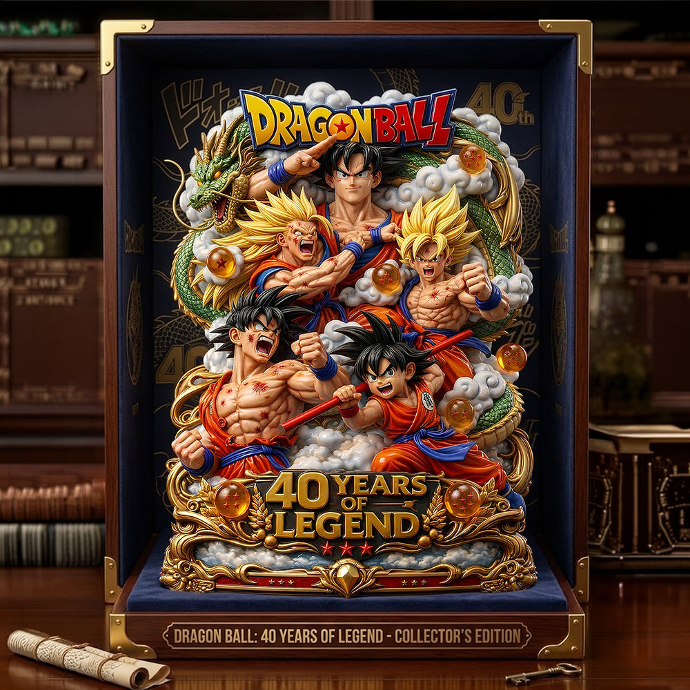 Ultimate Power 40th Anniversary Acrylic Plaque - Personalized Gifts For Anime Lovers 05TYDT160326-Homacus