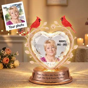 Custom Photo Memorial Acrylic Light Box 01namg271125 - Personalized Memorial Gifts-Homacus