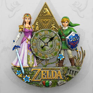 Legendary Hanging Wall Clock Personalized Gifts For Couple 04HUDT241225-Homacus