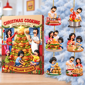 Cute Christmas Cooking Advent Calendar Blind Box - Personalized Christmas Gift 01paqn291026-Homacus
