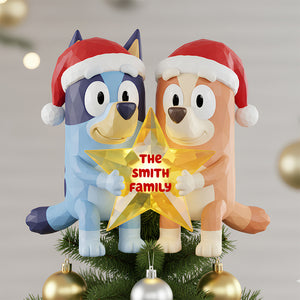 Happy Family Tree Topper Personalized Gifts For Family 04PGDT201125-Homacus