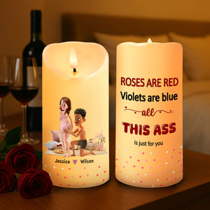 Couple LED Candle - Personalized Gifts For Couple 01NAMG040825-Homacus